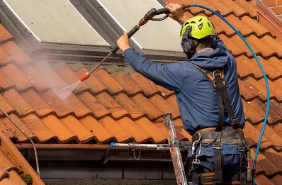 Démoussage et hydrofuge de toiture à Rosazia